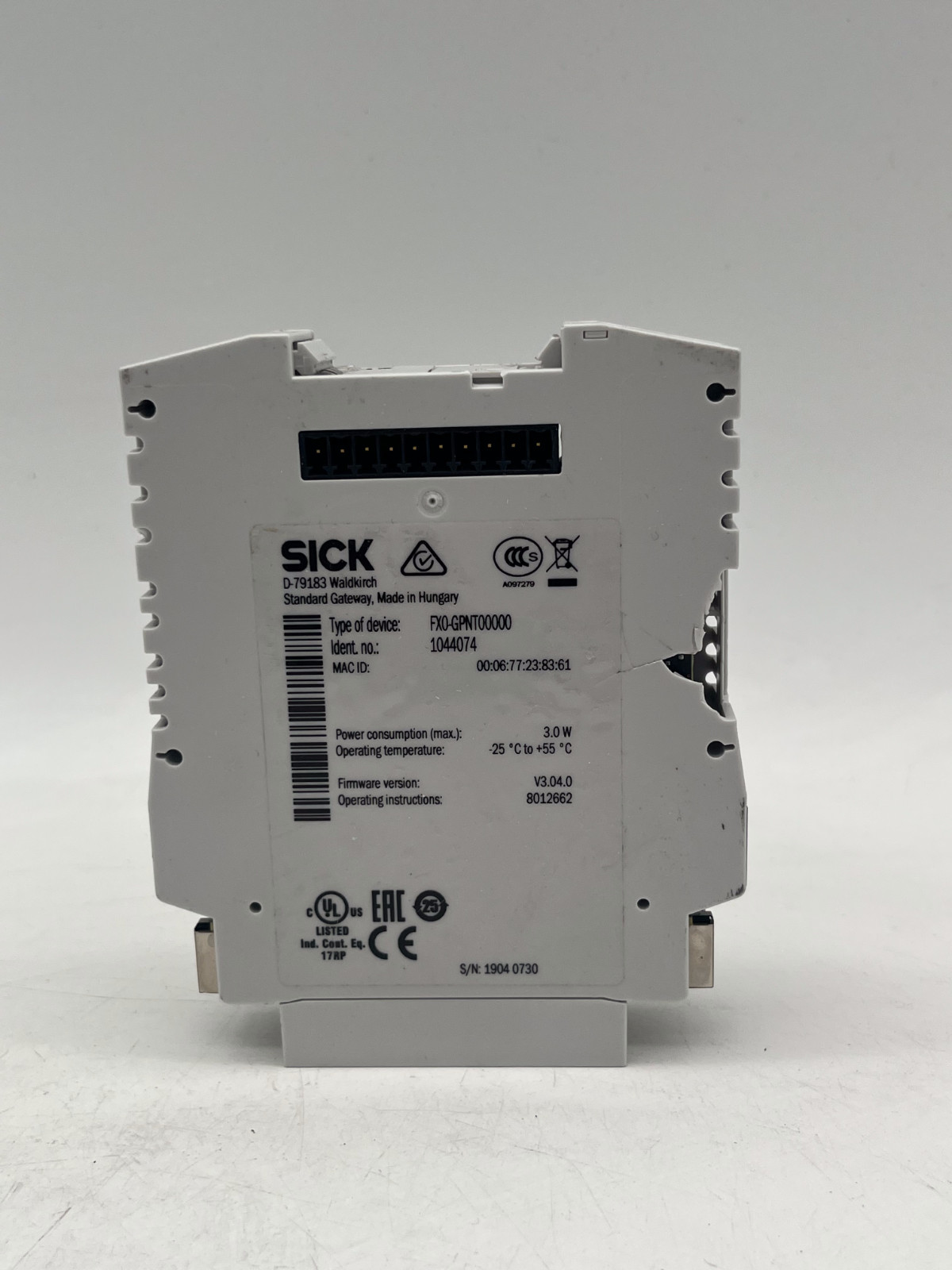 SICK FX0-GPNT00000 ProfiNet Sicherheitssteuerung | Firmware: V3.04.0 | Bruch!, Vorschaubild 5