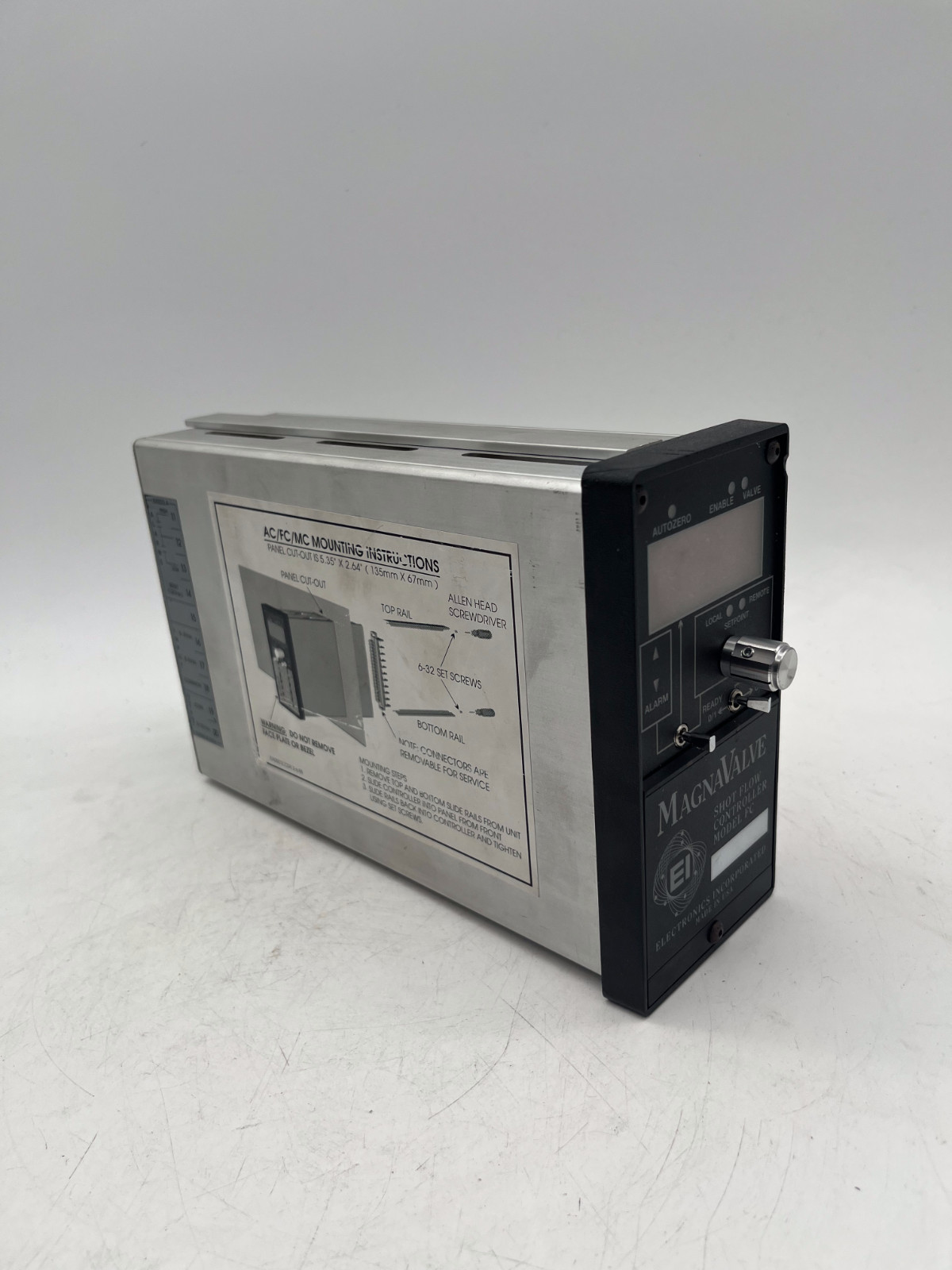 ELECTRONICS INCORPORATED MAGNAVALVE SHOT FLOW CONTROLLER MODEL FC, Thumbnail 9