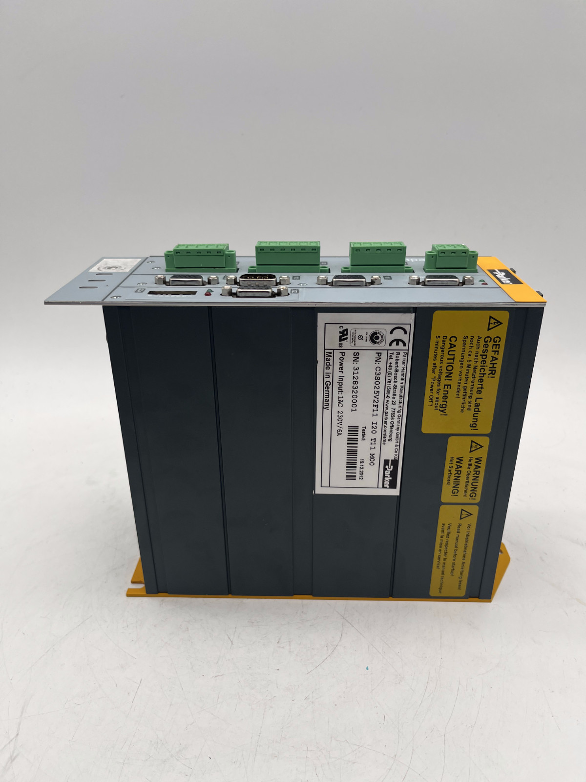 Parker Compax3 Servo Drive C3S025V2F11 I20 T11 M00 | C3S025V2F11I20T11M00, Vorschaubild 6