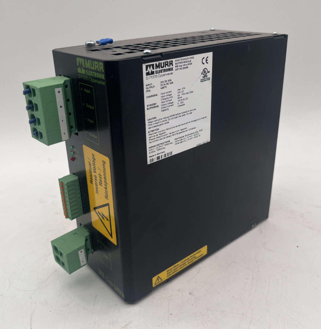 Murr Elektronik Puffermodul MB Cap Ultra 40/24 85469 24VDC 47A