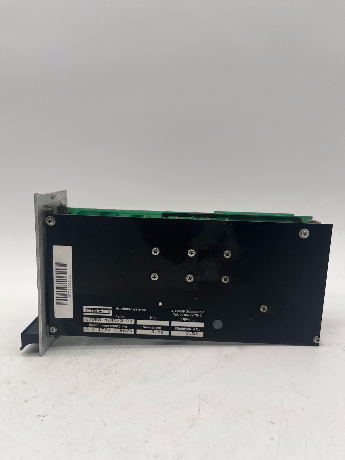 Seidel 67WKS-M240/3 | PET-67WKS-M240/3-PB Servo Drive Modul ( 3x172V 3,5A ), Seidel, Bild 3 von 6