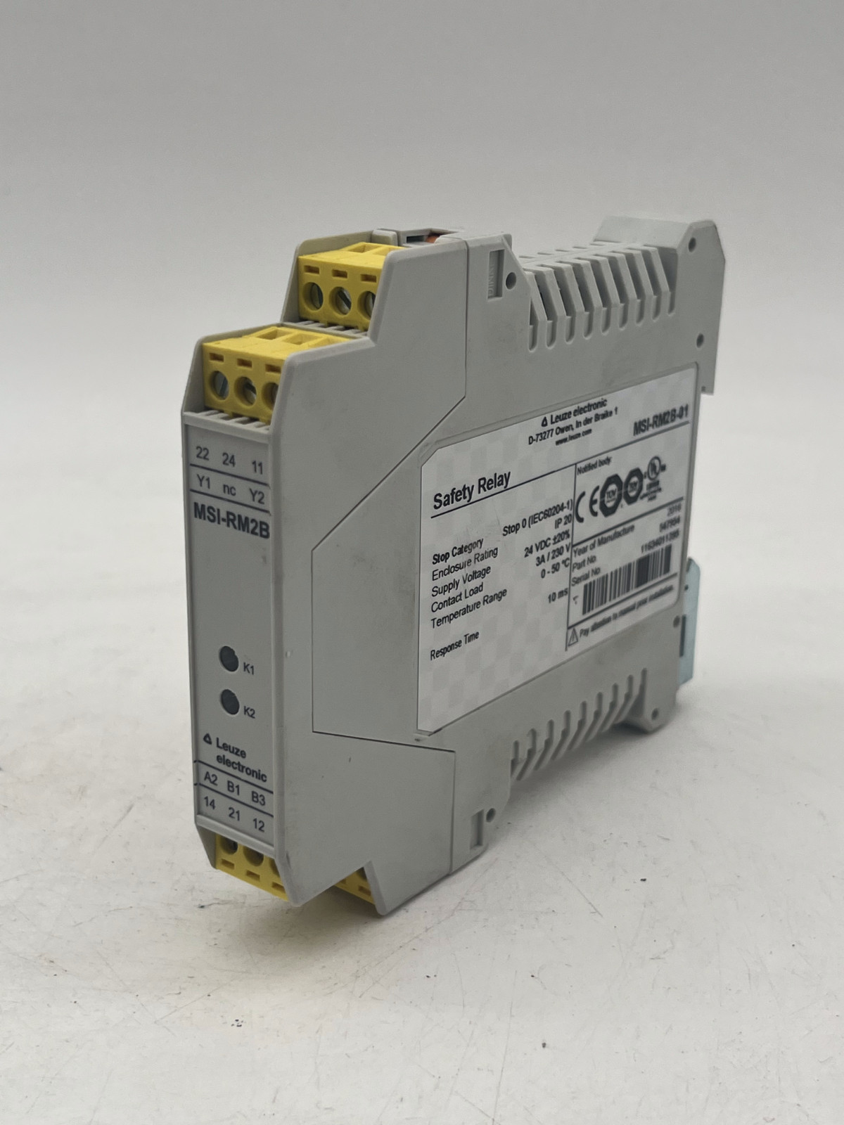Leuze electronic MSI-RM2B-01 Sicherheits-Schaltgerät 547954 Sicherheitsrelais, Vorschaubild 6