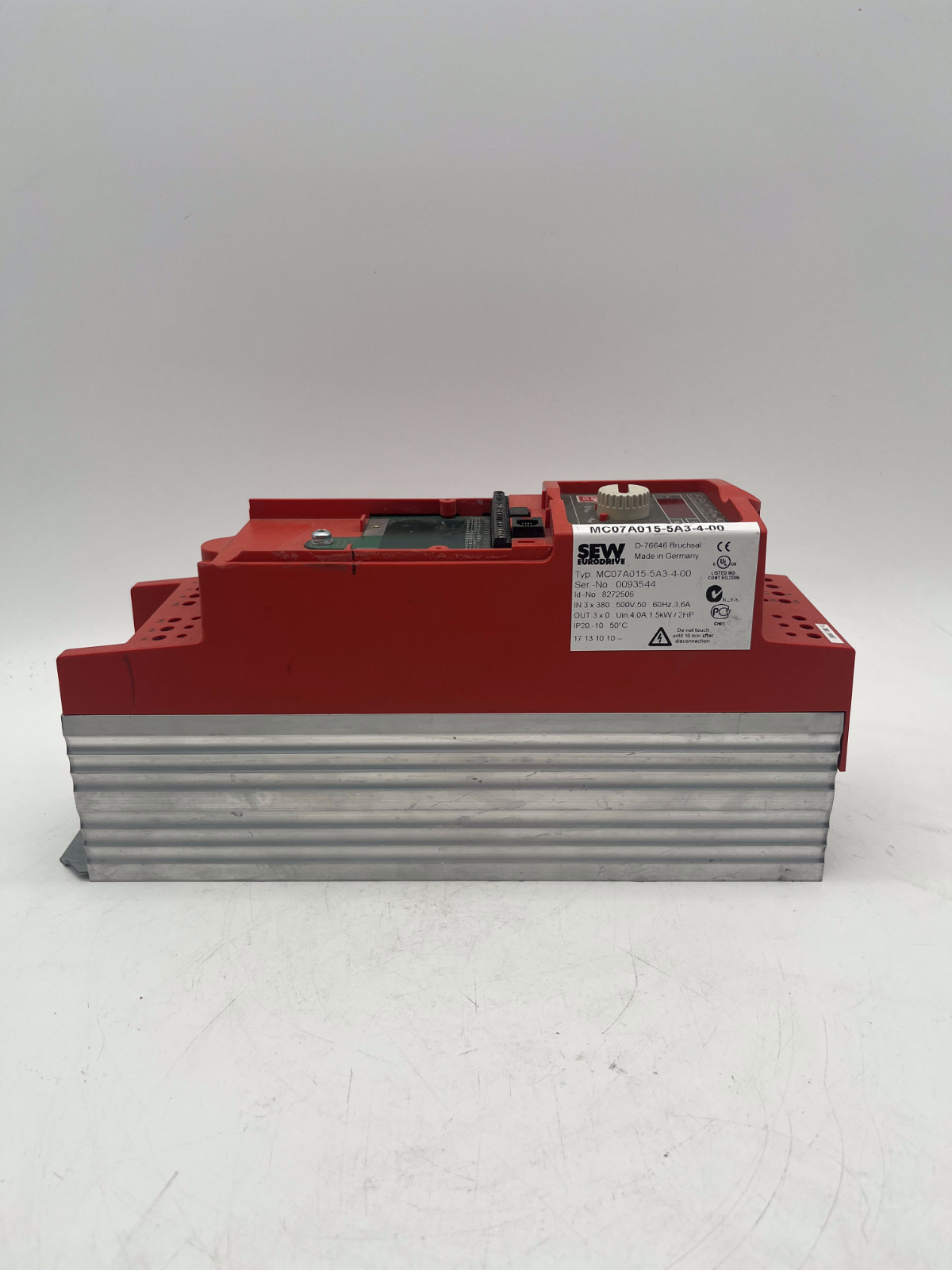 SEW EURODRIVE MC07A015-5A3-4-00 | 8272506 | 380-500V 3,6A 1,5kW, Vorschaubild 6