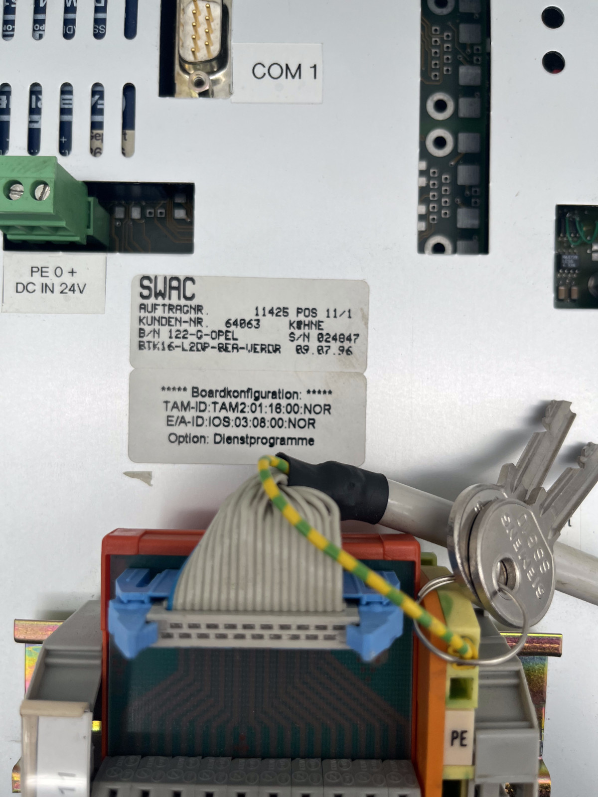 SWAC BEDIENTERMINAL BTK16 122-G-OPEL BTK32, 24V DC 1,75A | Leichter Bruch, SWAC, Bild 3 von 6