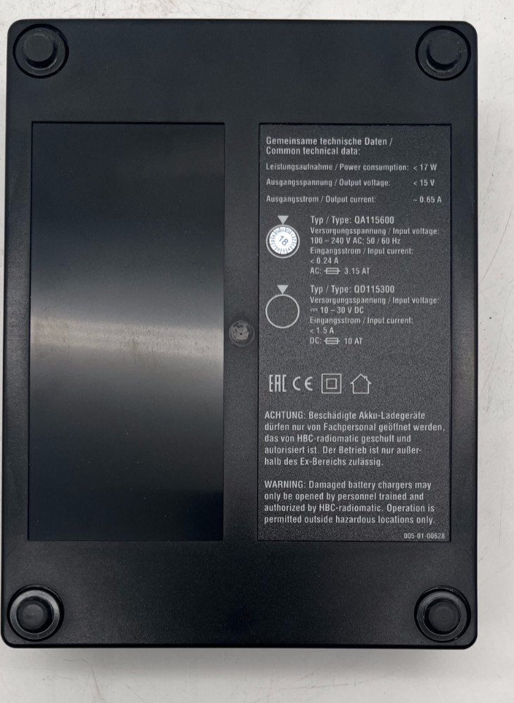 HBC QA115600 / QD115300 Battery Charger for BA2130 / BT2130 Batteries, HBC, photo 6 of 6