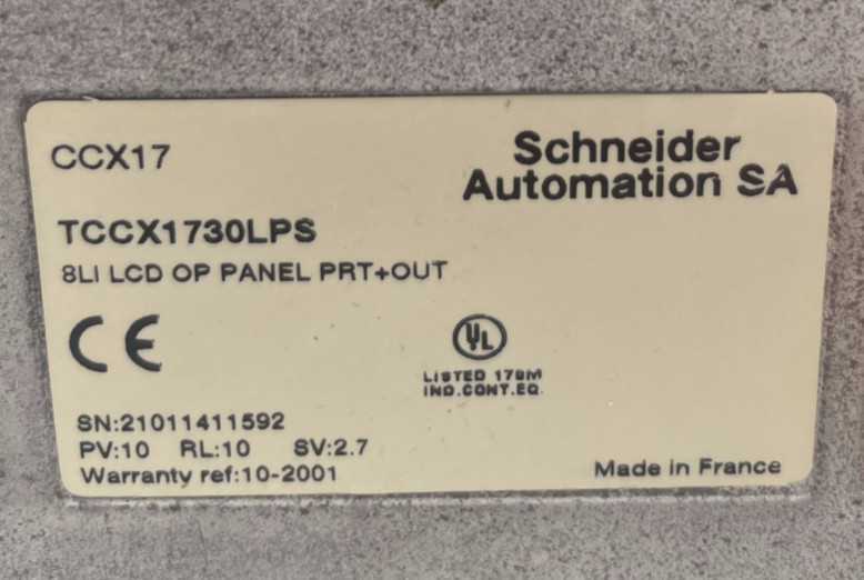 Schneider Telemecanique Modicon CCX17 TCCX1730LPS | 8LI LCD OP PANEL PRT+OUT, Schneider, Bild 2 von 10
