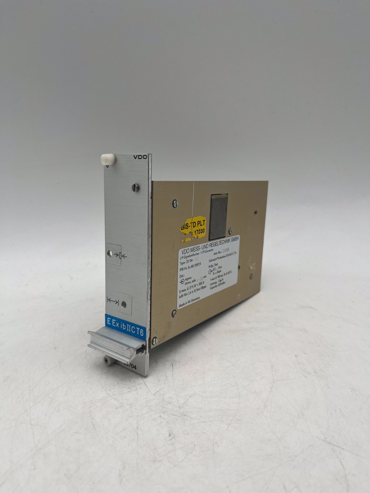 VDO Mess- und Regeltechnik 22/04-11 I/P Signalumformer I/P-Converter 22/04 21698, Vorschaubild 6