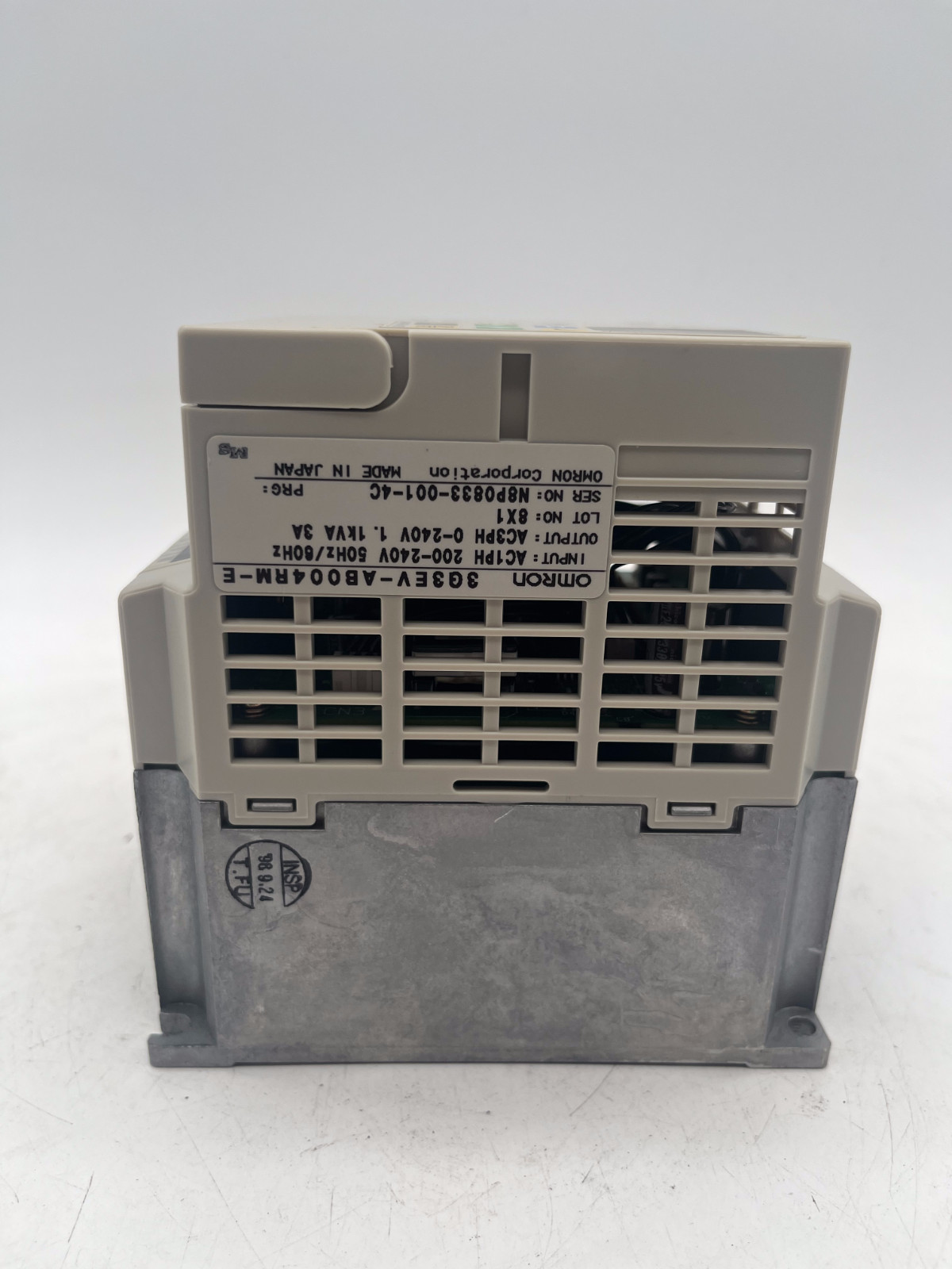 OMRON 3G3EV-AB004RM-E SYSDRIVE 3G3EV Inverter 1.1kVA 3A 8X1, OMRON, Bild 6 von 7