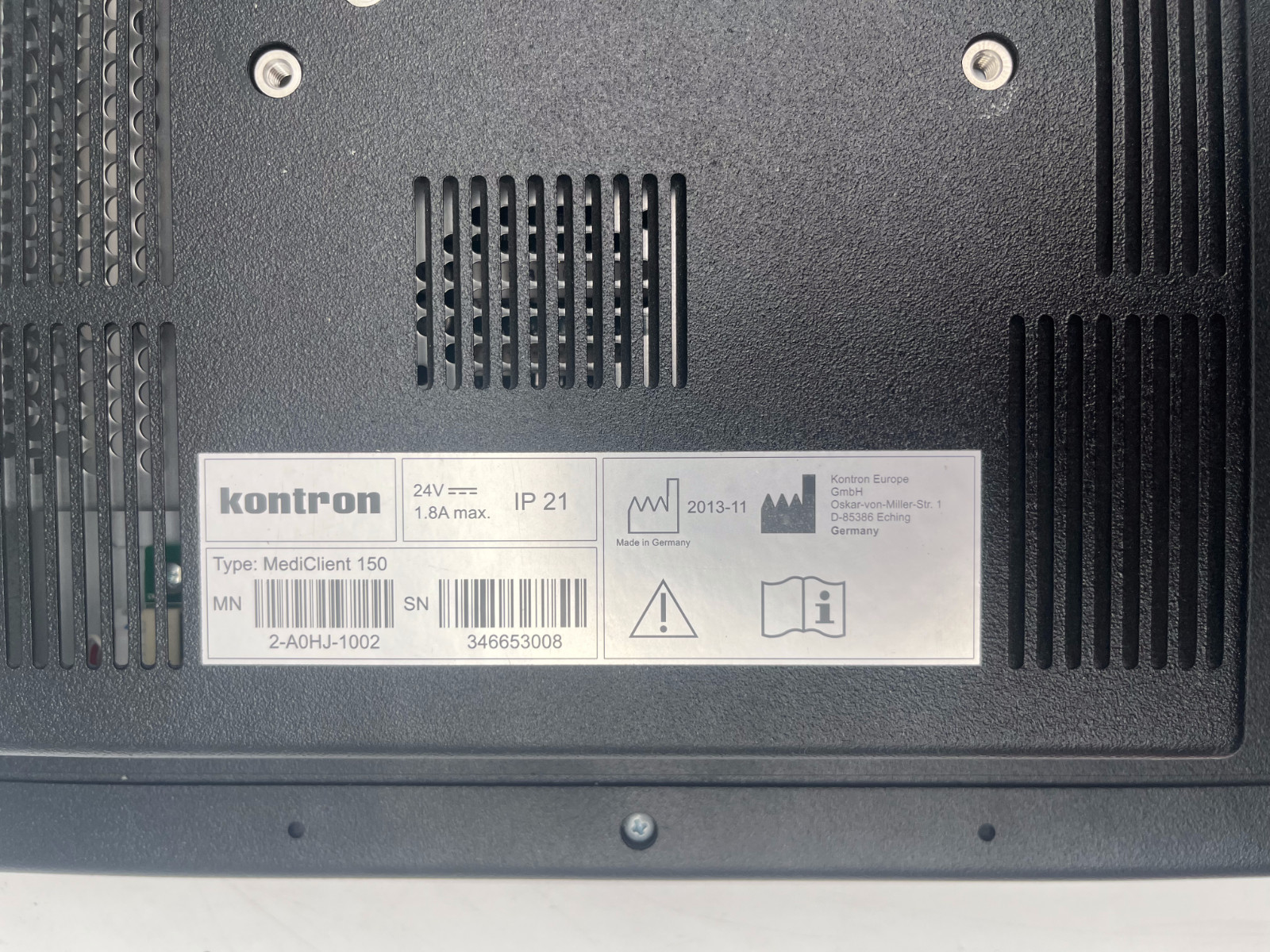 Schäfer Kontron touch panel / LCD Medi Client M@C 3 M@C150 MediClient 150, Kontron, photo 6 of 9