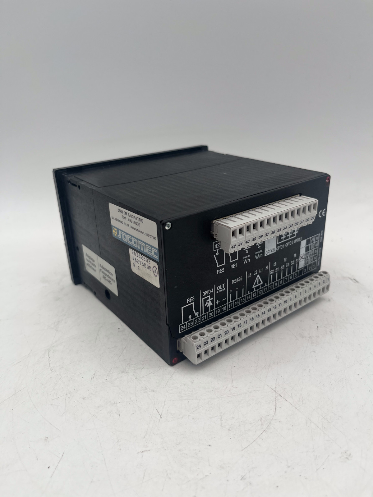 Socomec DIRIS CM ENCASTRE Multifunction Meter | RS 485 Modbus | 230VAC 48213000, Socomec, photo 4 of 6