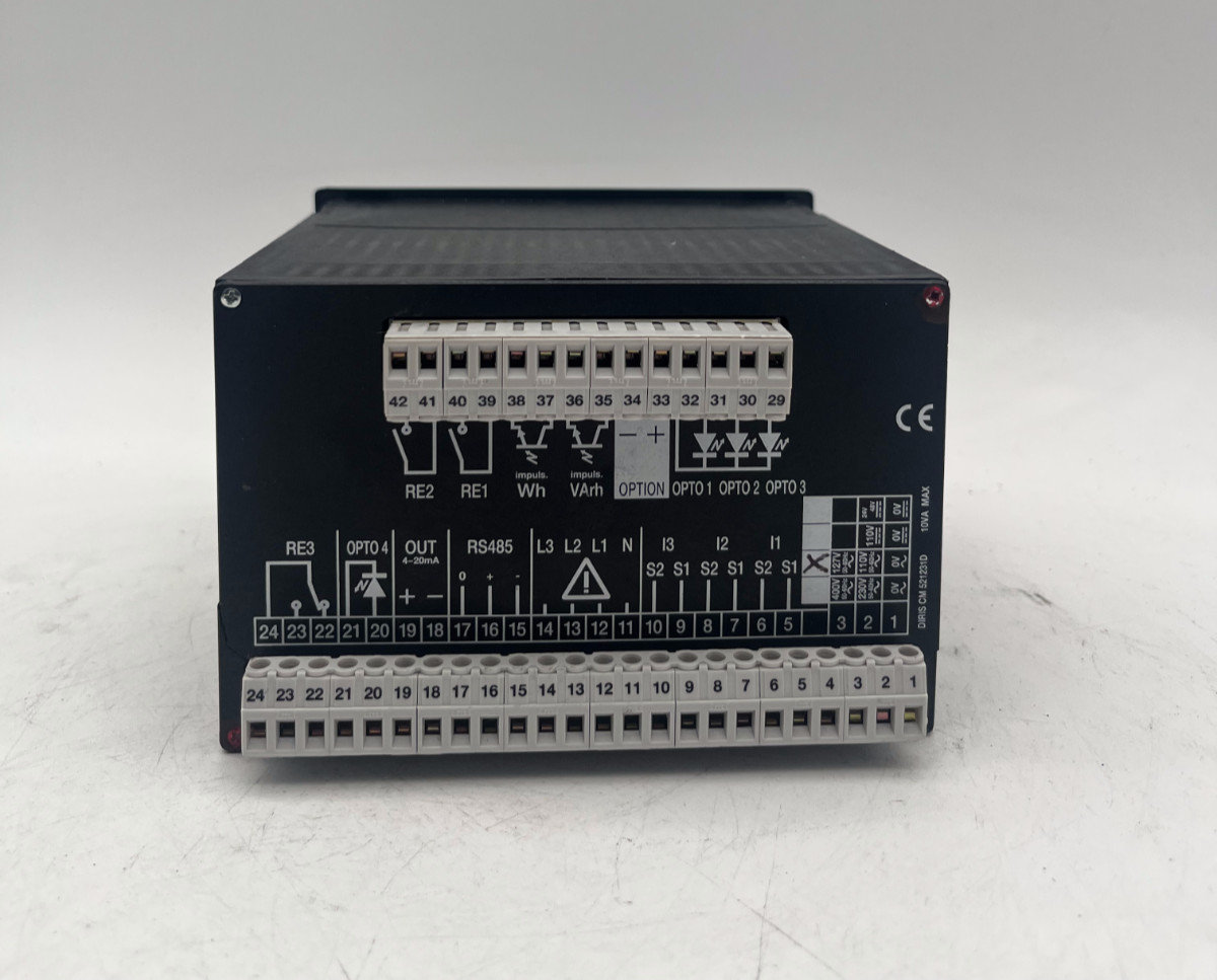 Socomec DIRIS CM ENCASTRE Multifunction Meter | RS 485 Modbus | 230VAC 48213000, Socomec, photo 6 of 6