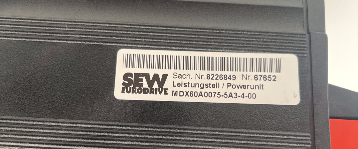 SEW EURODRIVE MDS60A0075-5A3-4-00 | 8265046 | MDS60A-00 + MDX60A0075-5A3-4-00, SEW, Bild 3 von 8