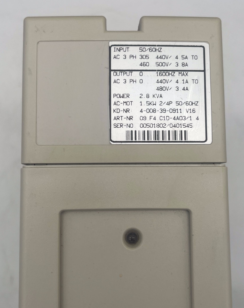 KEB 09.F4.C1D-4A03/1.4 Combivert F4 Frequenzumrichter Siemens SIDAC-F, Siemens, Bild 2 von 8