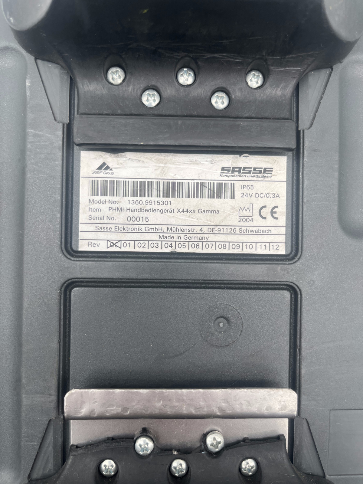 Sasse Elektronik 1360.9915301 PHMI Operator Panel Handbediengerät X44xx Gamma, Sasse, Bild 5 von 12
