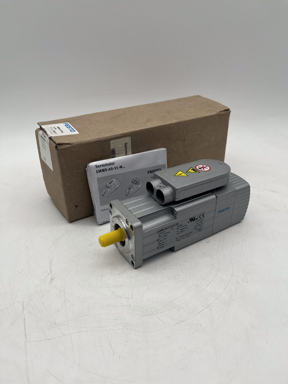 FESTO 550111 EMMS-AS DC SERVO MOTOR EMMS-AS-55-M-LS-TM 360VDC NUPI E1 N3847, FESTO, Bild 13 von 13