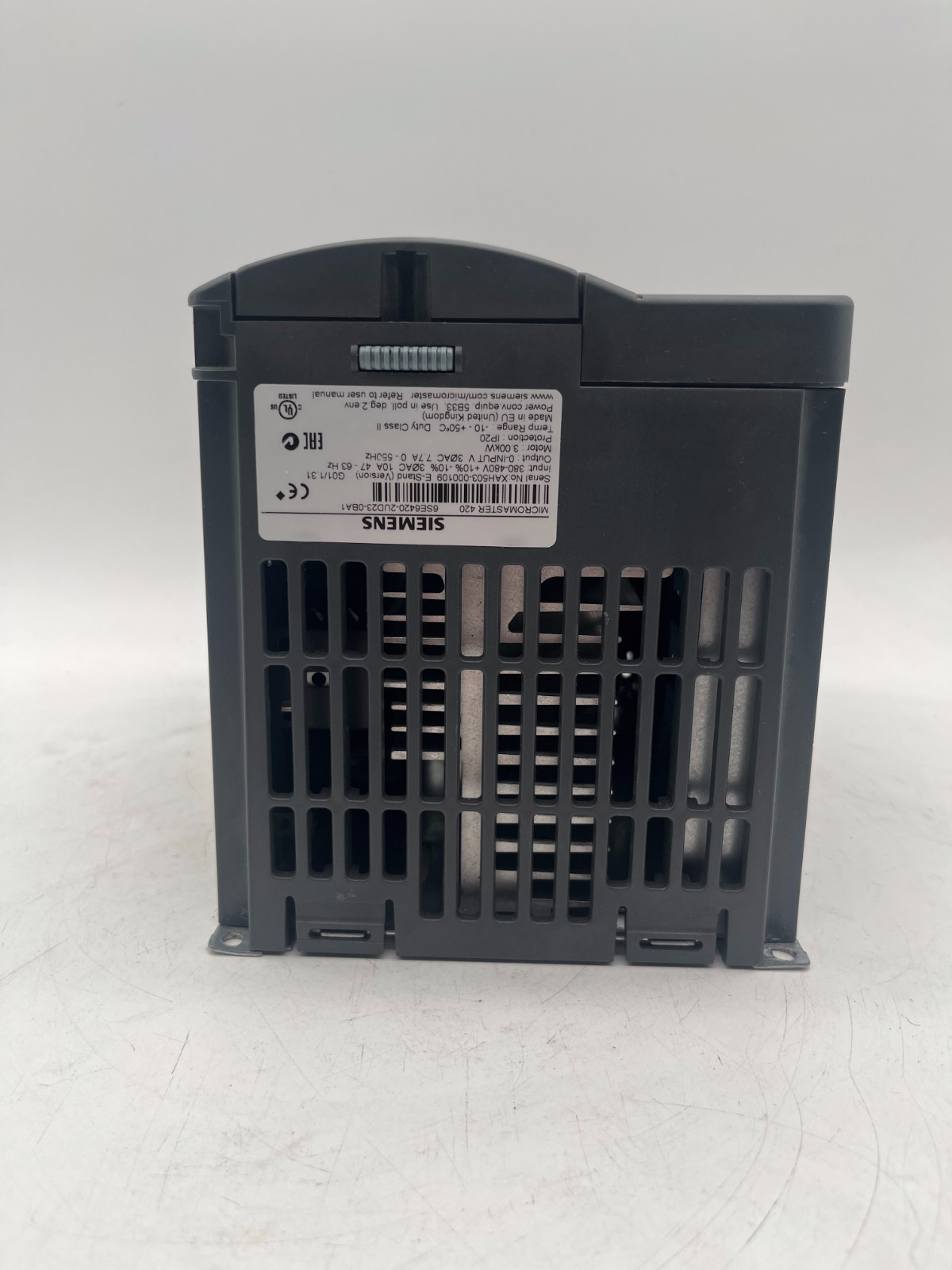 Siemens Micromaster 420 6SE6420-2UD23-0BA1 Ver. G01/1.31 | 6SE6 420-2UD23-0BA1, Siemens, Bild 7 von 8