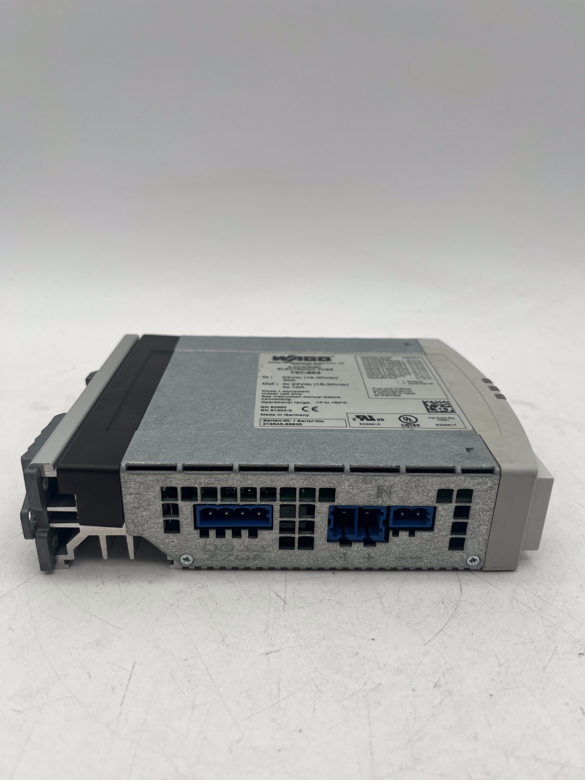 WAGO 787-862 4-Channel Electronic Fuse 24 V/DC 10A 240W, WAGO, photo 8 of 10
