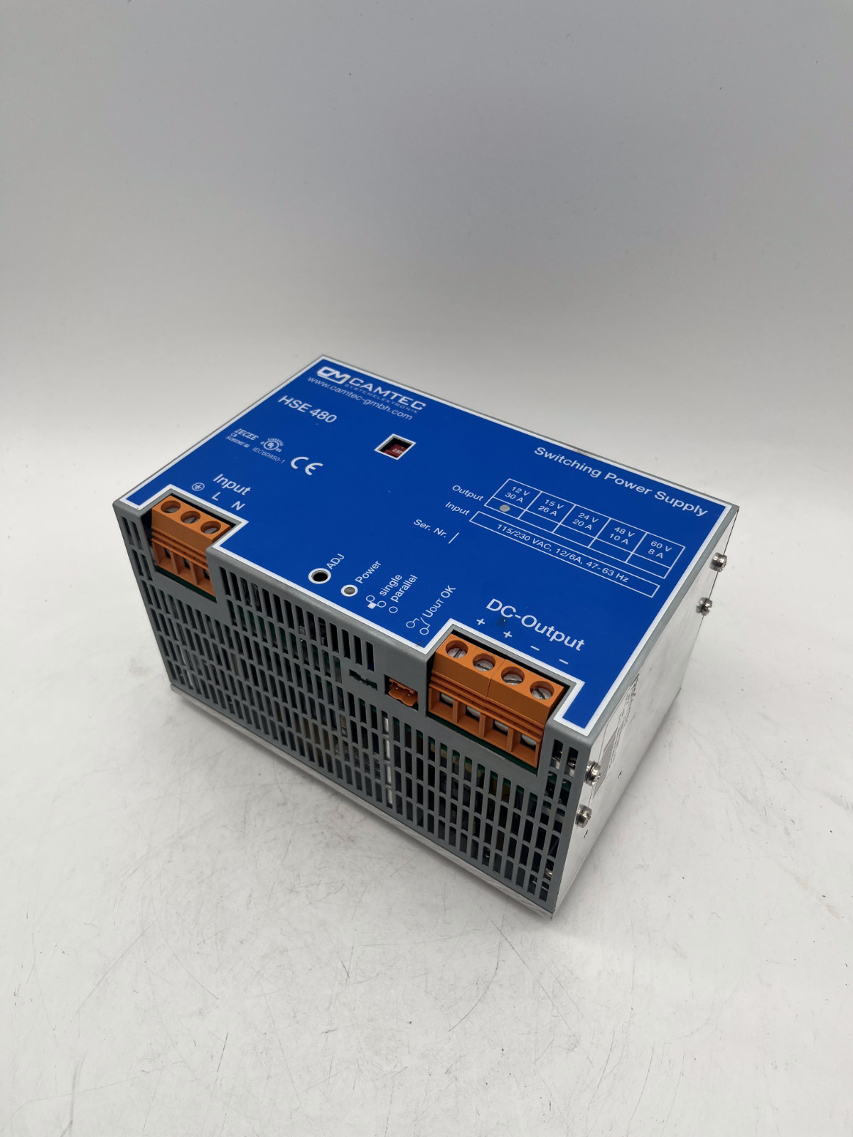 CAMTEC HSE480 Switching Power Supply HSE 480 Netzteil HSE04801.12T, CAMTEC, Bild 3 von 6