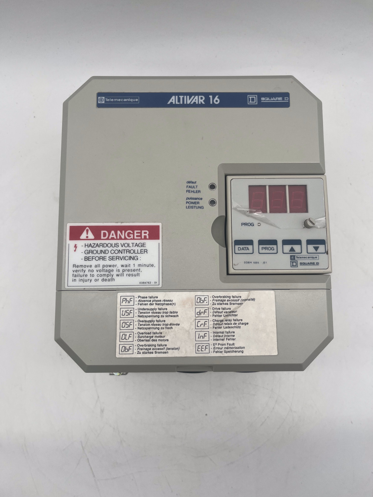Telemecanique Altivar 16 ATV16U29M2 frequency inverter 7,1A 208/240V 1,5 kW, Telemecanique, photo 4 of 7