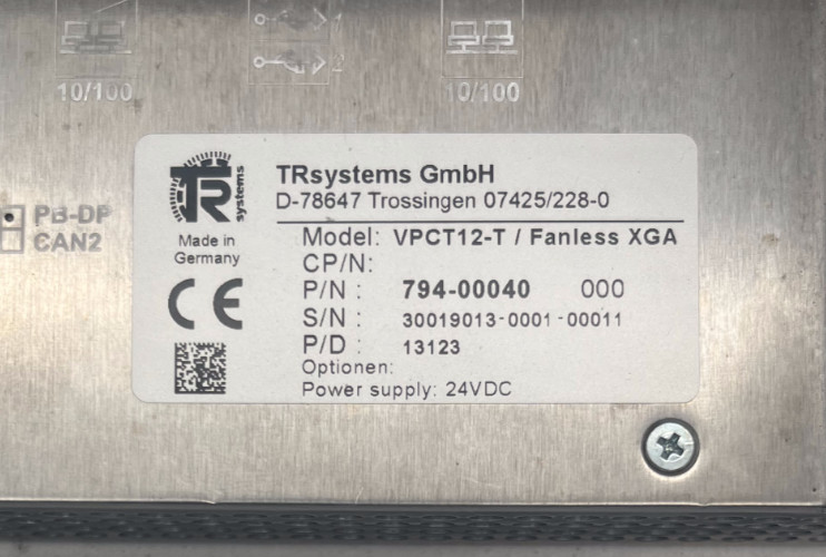 TRsystems VPCT-12T / Fanless XGA compactpc | eco 794-00040 24VDC, TRsystems, Bild 2 von 8