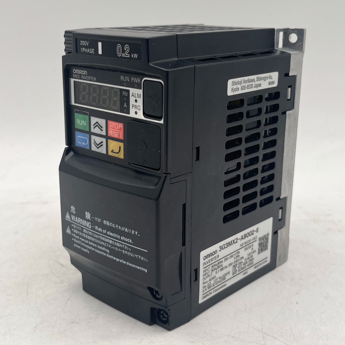 OMRON 3G3MX2-AB002-E Inverter | inverter 0.2KW 220V | NE18220-002