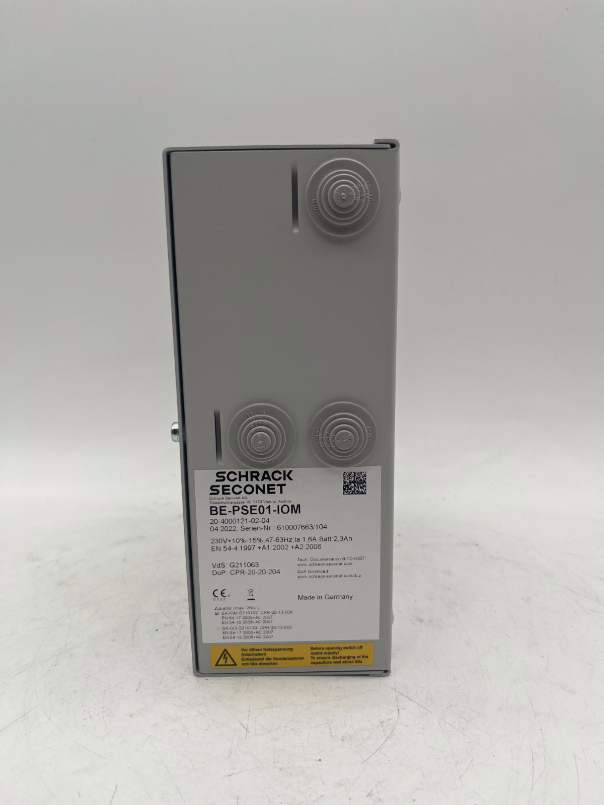 Schrack Seconet BE-PSE01-IOM power supply cabinet G211063, Schrack, photo 6 of 6
