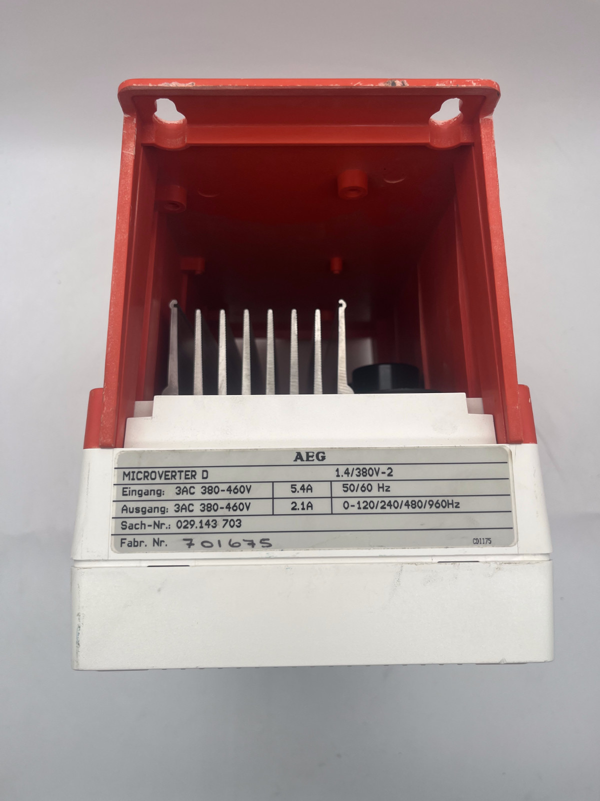 AEG Microverter D 1.4/380V-2 Frequenzumrichter 50/60Hz Inverter 380-460V, AEG, Bild 7 von 7