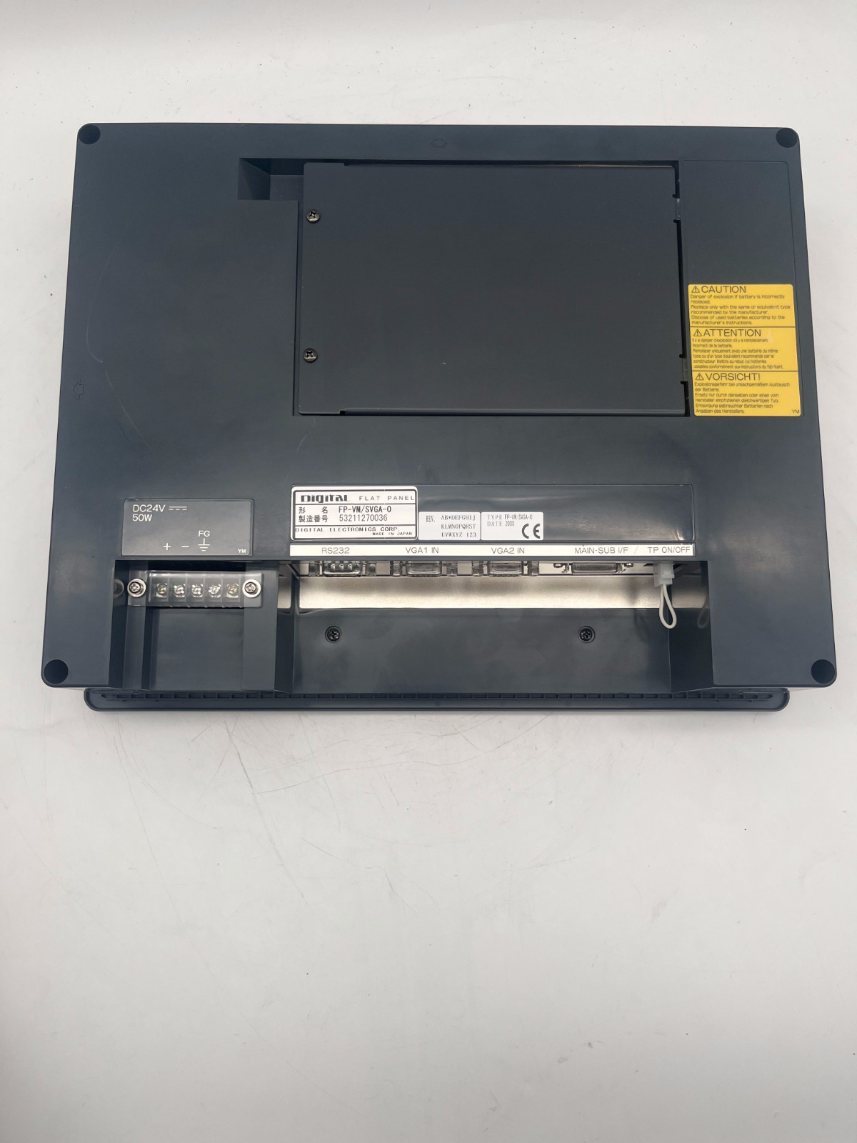 Digital Electronics Flat Panel FP-VM/SVGA-0 | Touch Panel FPVMSVGA0, Digital, Bild 9 von 10