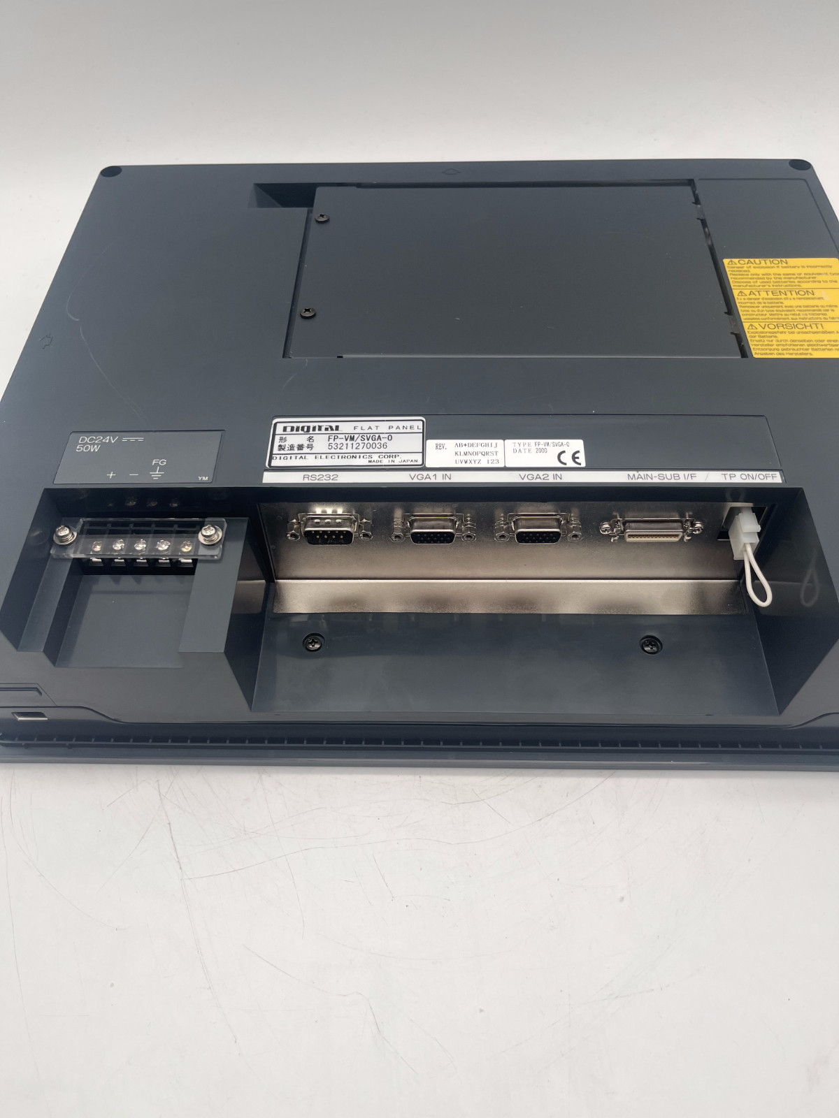 Digital Electronics Flat Panel FP-VM/SVGA-0 | Touch Panel FPVMSVGA0, Digital, Bild 10 von 10