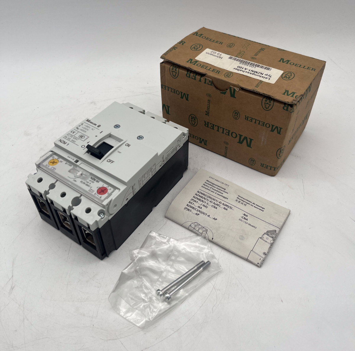 Moeller Leistungsschalter NZMN1-A100 | 259085 Circuit Breaker 100A 3-polig