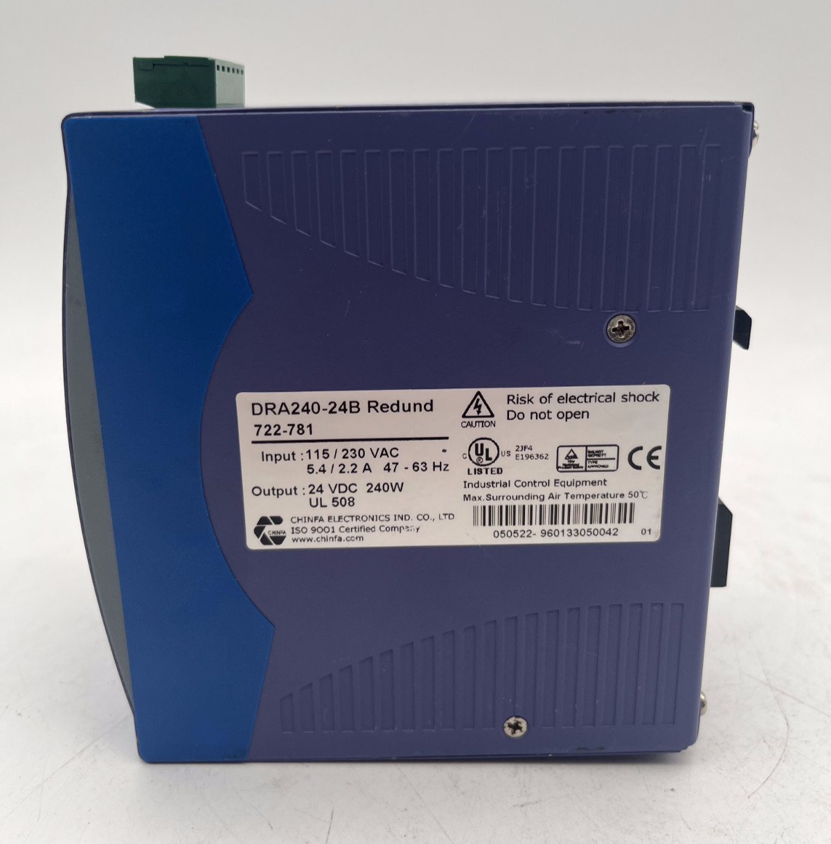 Lütze power supply DRA240-24B redundant 722-759 | 115/230V-AC 24V-DC 240W, Lütze, photo 2 of 6