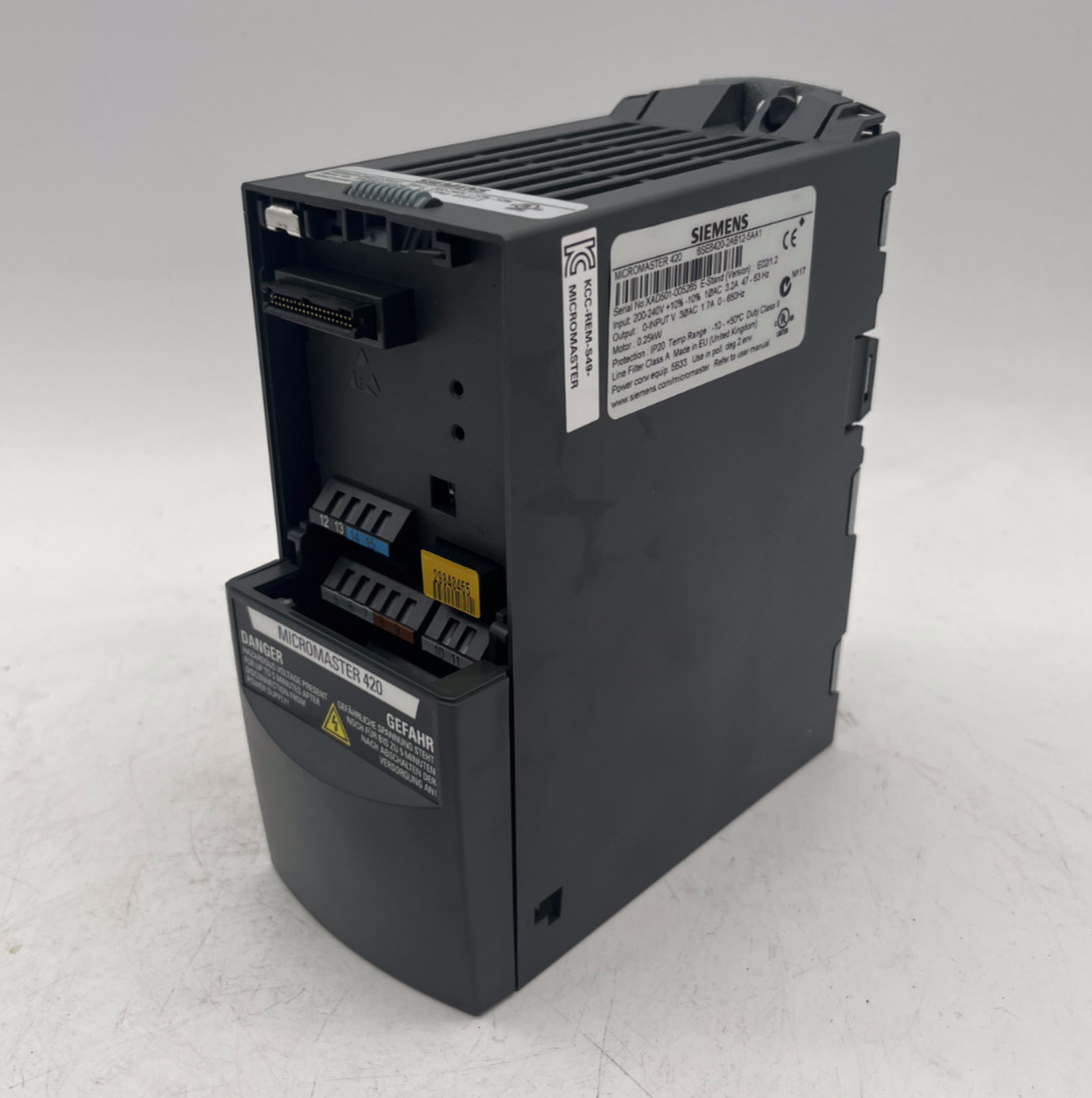 Siemens Micromaster 420 6SE6420-2AB12-5AA1 Frequenzumrichter 6SE6 420-2AB12-5AA1
