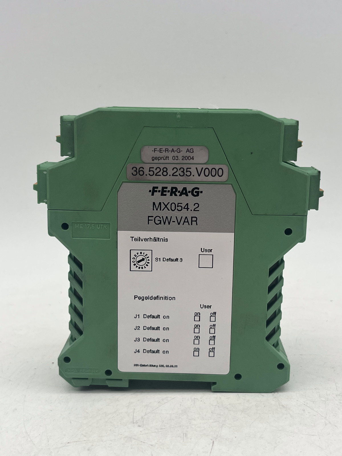 FERAG MX054.2 | FGW-VAR 36.528.235.V000, FERAG, photo 2 of 7